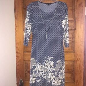 Glamour Midi Dress Built in Necklace 6